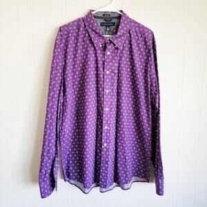Tommy Hilfiger Mens Vintage Slim Fit Button Down Shirt